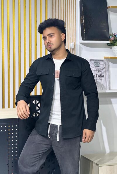 Unique Kaizer Cotton Double Pocket Shirt