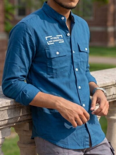 Unique Kaizer Cotton Double Pocket Shirt