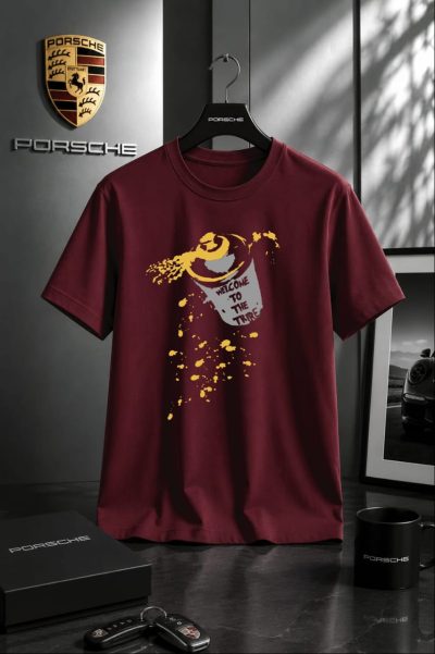 Printed Cotton Regular T Shirt