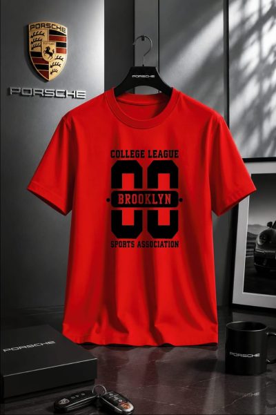 Printed Cotton Regular T Shirt
