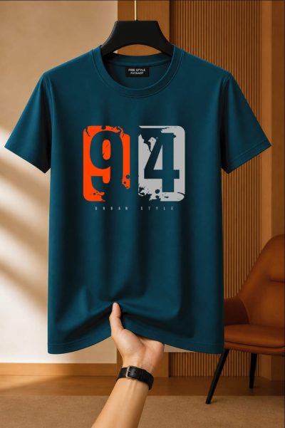 Printed Cotton Regular T Shirt